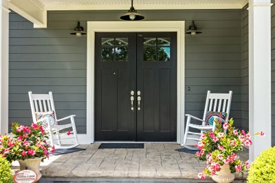 Painted Front Porch